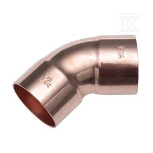 KOLANO 45o DWUKIELICHOWE 1 1/8 ACR