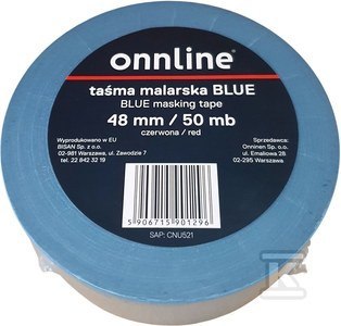 TAŚMA MALARSKA BLUE 48MM/50MB TAŚMA MALARSKA BLUE 48MM/50MB