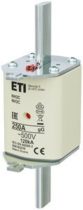 WKŁADKA NH2C GG 250A/500V