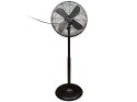 44-656# Wentylator stojący 16" 60w czarny metalowy