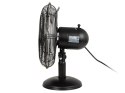 44-658# Wentylator stołowy 30cm czarny metalowy