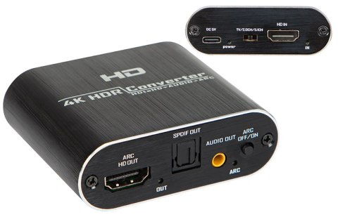 91-203# Konwerter ekstraktor toslink hdmi do hdmi+audio z zasilaczem
