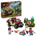 Klocki jurassic world 76972 ucieczka terenówką przed raptorem