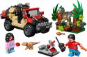 Klocki jurassic world 76972 ucieczka terenówką przed raptorem