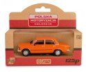 Pojazd prl fiat 125p pomarańczowy