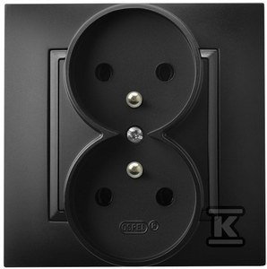 GN.2-KR.Z/U Z RAMKĄ CZARNY METALIK ARIA