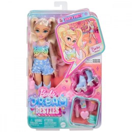 Lalka barbie dream besties malibu na wrotkach