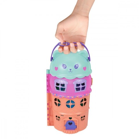 Zestaw figurek polly pocket lodowy domek z basenem Zestaw figurek polly pocket lodowy domek z basenem