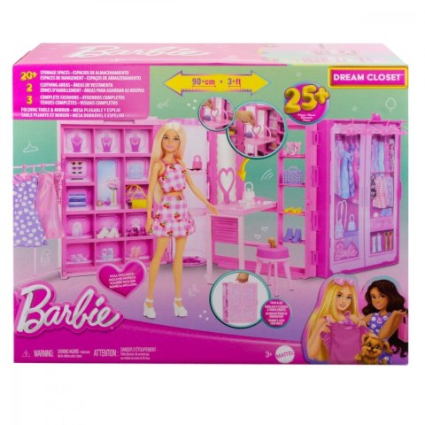 Lalka barbie zestaw szafa marzeń 3.0 Lalka barbie zestaw szafa marzeń 3.0