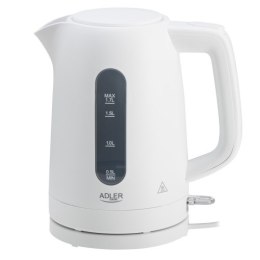 AD 1379w Czajnik elektryczny 1,7 l | strix | płaska grzałka | automatyczne wyłączanie | biały