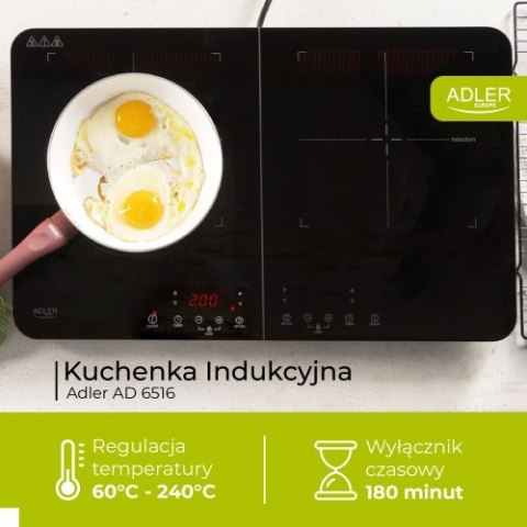 AD 6516 Kuchenka indukcyjna - dwupalnikowa AD 6516 Kuchenka indukcyjna - dwupalnikowa