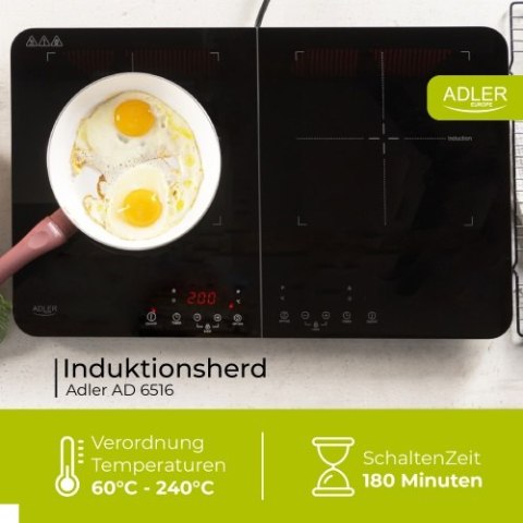 AD 6516 Kuchenka indukcyjna - dwupalnikowa AD 6516 Kuchenka indukcyjna - dwupalnikowa