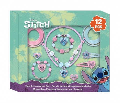 Zestaw biżuterii i akcesoriów do włosów stitch Zestaw biżuterii i akcesoriów do włosów stitch