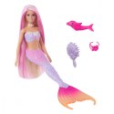 Lalka barbie malibu syrenka zmiana koloru