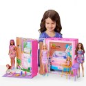 Zestaw lalka barbie przytulny domek