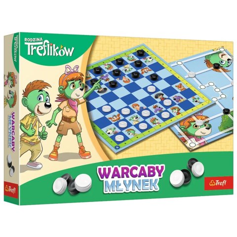 GRA - Warcaby i Młynek Rodzina Treflików Trefl 02658 GRA - Warcaby i Młynek Rodzina Treflików Trefl 02658