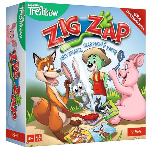 GRA - ZIG ZAP Rodzina Treflików Trefl 02821 GRA - ZIG ZAP Rodzina Treflików Trefl 02821