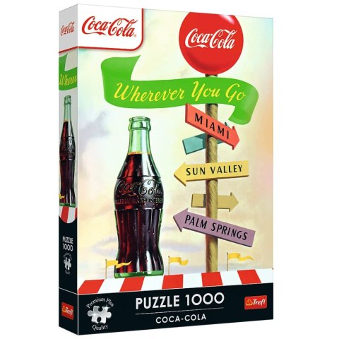 Puzzle - 1000 Premium Plus - Coca-Cola: Gdziekolwiek zmierzasz Trefl 12098 Puzzle - 1000 Premium Plus - Coca-Cola: Gdziekolwiek zmierzasz Trefl 12098