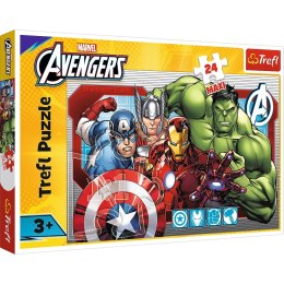 Puzzle 24 Maxi - Zawsze sprawiedliwi - Disney Marvel The Avengers Trefl 14378