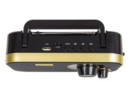 77-542# Radio przenośne analogowe am/fm blow ra12 czarno-złote