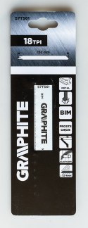 Brzeszczot do piły szablastej, BIM 152 x 19 x 0,9 mm, 18 TPI