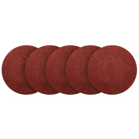 Krążki ścierne na rzep 125 mm, P24, 5 szt., bez otworów Krążki ścierne na rzep 125 mm, P24, 5 szt., bez otworów
