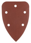 Papiery ścierne żelazko, na rzep 98 x 140 mm, P100, 5 szt., z 5 otworami