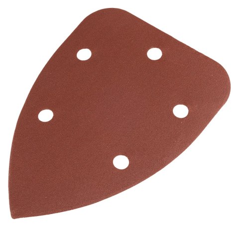 Papiery ścierne żelazko, na rzep 98 x 140 mm, P40, 5 szt., z 5 otworami Papiery ścierne żelazko, na rzep 98 x 140 mm, P40, 5 szt., z 5 otworami