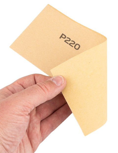 Papiery ścierne 93 x 230 mm, P220, 5 szt., bez otworów Papiery ścierne 93 x 230 mm, P220, 5 szt., bez otworów