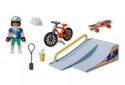 Zestaw z figurką my life 71798 skater z rampą