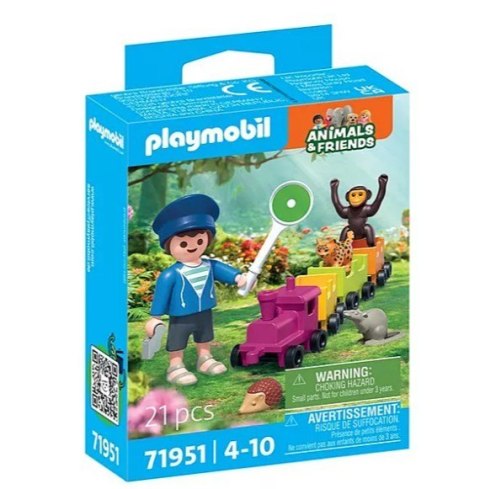 Zestaw z figurkami animals & friends 71951 wycieczka lokomotywą