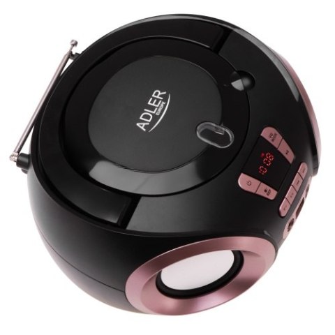 AD 1181 black copper Radio boombox cd-mp3 | usb | fm radio | aux | gniazdo słuchawkowe AD 1181 black copper Radio boombox cd-mp3 | usb | fm radio | aux | gniazdo słuchawkowe