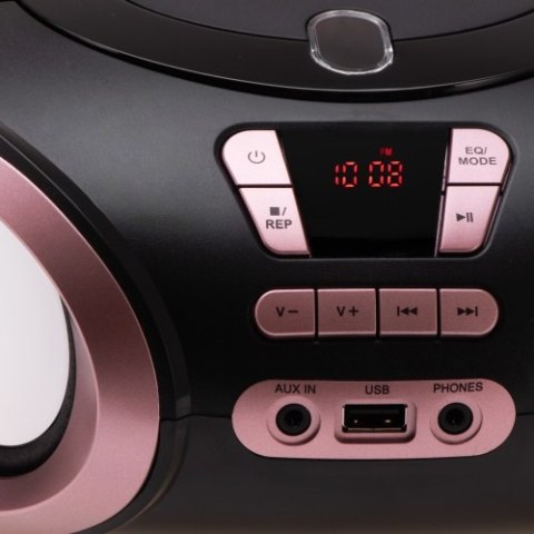AD 1181 black copper Radio boombox cd-mp3 | usb | fm radio | aux | gniazdo słuchawkowe AD 1181 black copper Radio boombox cd-mp3 | usb | fm radio | aux | gniazdo słuchawkowe