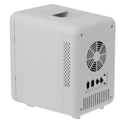 AD 8084 grey Mini lodówka 4l | chłodzenie i podgrzewanie | do domu i samochodu | system peltiera AD 8084 grey Mini lodówka 4l | chłodzenie i podgrzewanie | do domu i samochodu | system peltiera