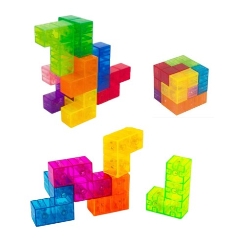 Klocki Magnetyczne Układanka Magic Cube 156 Kart Z Wyzwaniami 9 el. Klocki Magnetyczne Układanka Magic Cube 156 Kart Z Wyzwaniami 9 el.