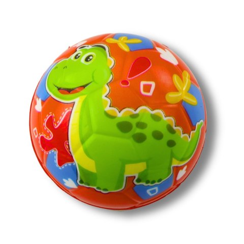 Piłka Do Odbijania Ugniatania Piankowa Piłeczka Dinozaury Kolorowe 10cm Piłka Do Odbijania Ugniatania Piankowa Piłeczka Dinozaury Kolorowe 10cm