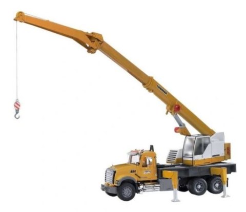 Pojazd mack granite z dźwigiem liebherr
