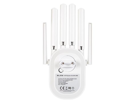 86-049# Wzmacniacz sygnału wi-fi repeater 300mb/s rp-2 blow 86-049# Wzmacniacz sygnału wi-fi repeater 300mb/s rp-2 blow