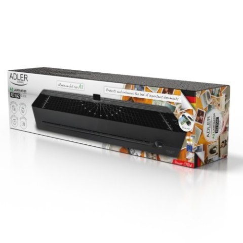 AD 1042 black Laminator a3 | laminacja na gorąco | wbudowany trymer | zestaw startowy w komplecie AD 1042 black Laminator a3 | laminacja na gorąco | wbudowany trymer | zestaw startowy w komplecie