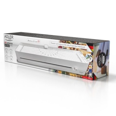 AD 1042 white Laminator a3 | laminacja na gorąco | wbudowany trymer | zestaw startowy w komplecie AD 1042 white Laminator a3 | laminacja na gorąco | wbudowany trymer | zestaw startowy w komplecie