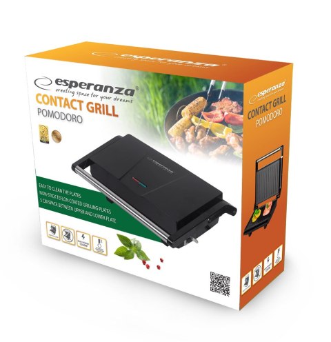 EKG014 Esperanza grill kontaktowy pomodoro EKG014 Esperanza grill kontaktowy pomodoro