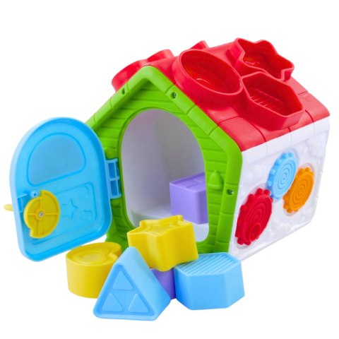 Interaktywny Domek Edukacyjny Sorter Dla Malucha Zielony Interaktywny Domek Edukacyjny Sorter Dla Malucha Zielony
