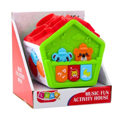 Interaktywny Domek Edukacyjny Sorter Dla Malucha Zielony Interaktywny Domek Edukacyjny Sorter Dla Malucha Zielony