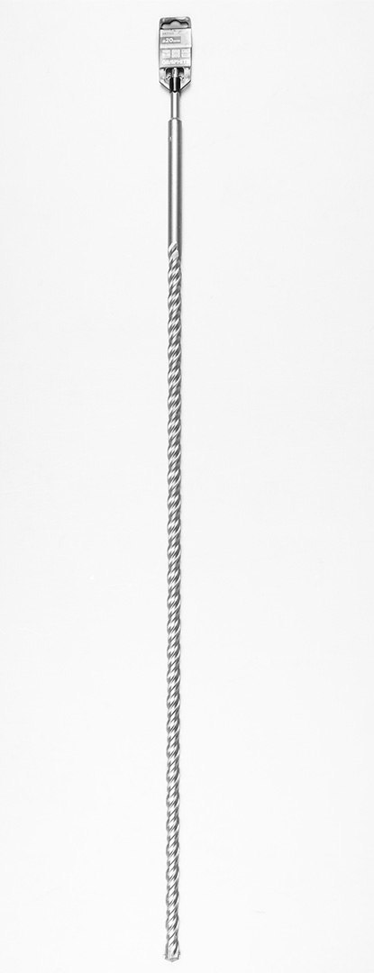 Wiertło do betonu SDS Plus z podwójną spiralą 20 x 1000 mm Wiertło do betonu SDS Plus z podwójną spiralą 20 x 1000 mm