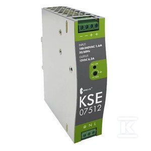 ZAS.IMP. KSE 07512M 230/12VDC 6,3A 75,6W