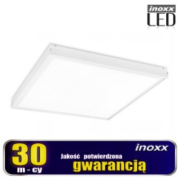Panel led 60x60 48w lampa sufitowa kaseton 3000k ciepły + ramka natynkowa