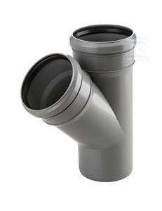 TRÓJNIK HT 50X40/45 POPIEL SANITARNY