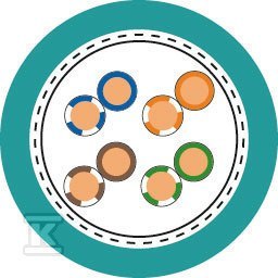 ETHERLINE H CAT.5E 4X2XAWG24/1