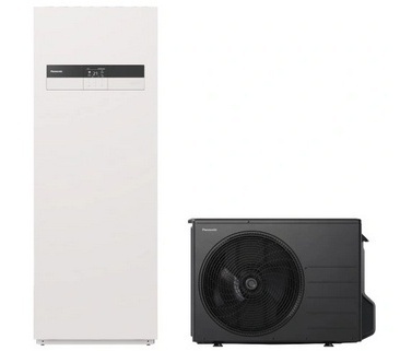3kW Panasonic seria K 2 strefy 1 fazowa z zasobnikiem 185L Pompa ciepła ALL IN ONE SPLIT KIT-ADC03KE5B