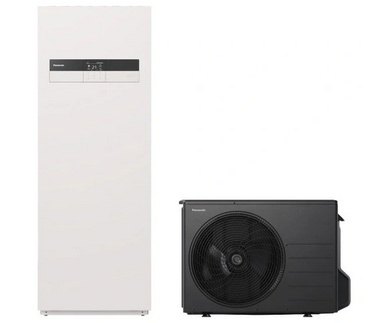 7kW Panasonic seria K z zasobnikiem 185L 1 faza Pompa ciepła ALL IN ONE SPLIT KIT-ADC07K3E5 WH-ADC0309K3E5 WH-UDZ07KE5 1FAZOWA